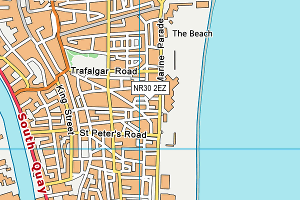NR30 2EZ map - OS VectorMap District (Ordnance Survey)