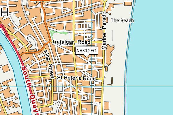 NR30 2FG map - OS VectorMap District (Ordnance Survey)