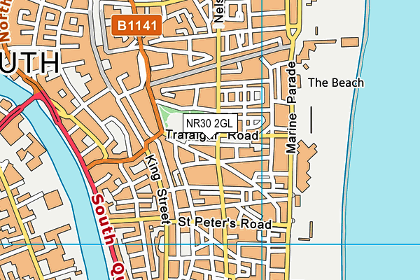 NR30 2GL map - OS VectorMap District (Ordnance Survey)