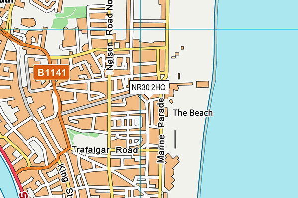 NR30 2HQ map - OS VectorMap District (Ordnance Survey)