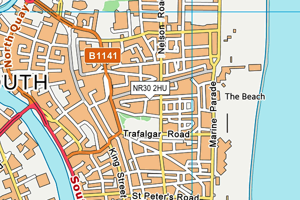 NR30 2HU map - OS VectorMap District (Ordnance Survey)