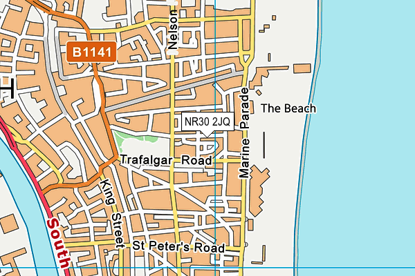 NR30 2JQ map - OS VectorMap District (Ordnance Survey)