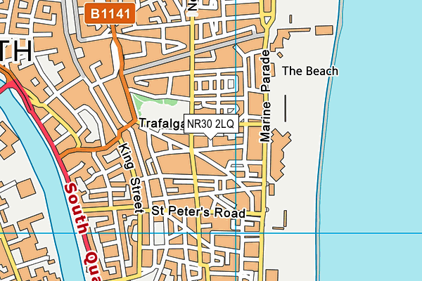 NR30 2LQ map - OS VectorMap District (Ordnance Survey)