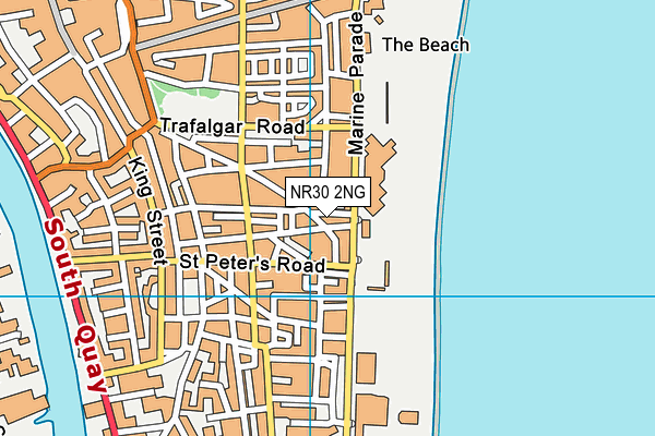 NR30 2NG map - OS VectorMap District (Ordnance Survey)