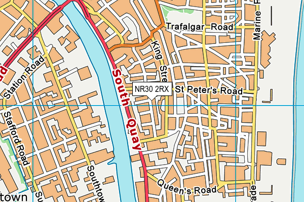 NR30 2RX map - OS VectorMap District (Ordnance Survey)