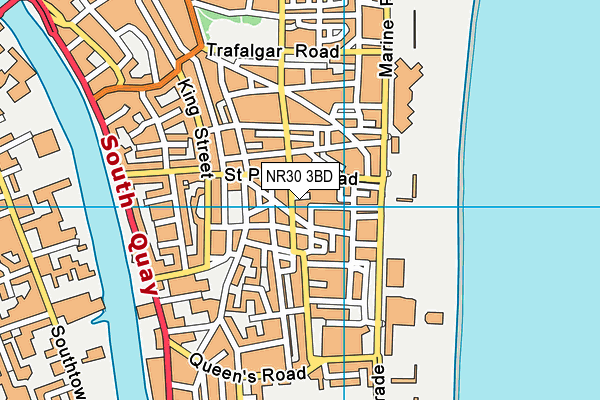 NR30 3BD map - OS VectorMap District (Ordnance Survey)