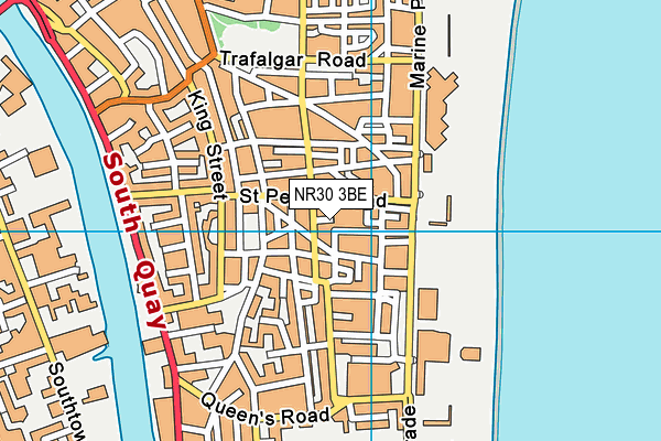 NR30 3BE map - OS VectorMap District (Ordnance Survey)
