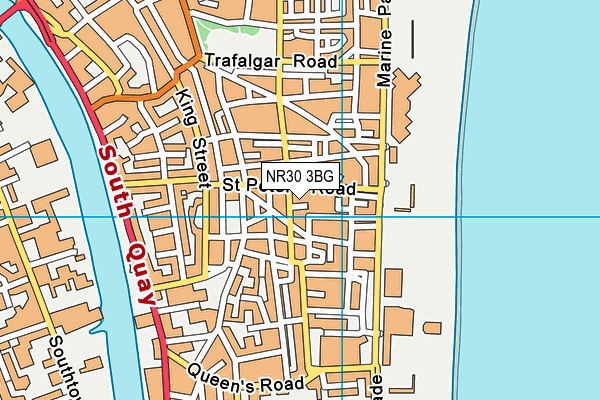 NR30 3BG map - OS VectorMap District (Ordnance Survey)