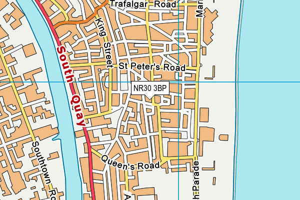 NR30 3BP map - OS VectorMap District (Ordnance Survey)