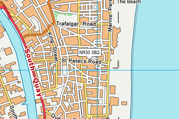 NR30 3BQ map - OS VectorMap District (Ordnance Survey)
