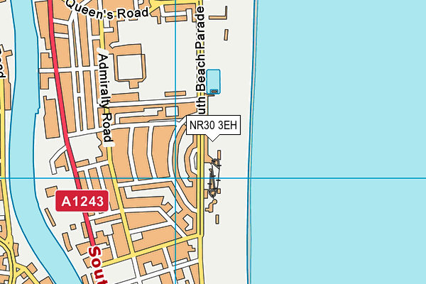 NR30 3EH map - OS VectorMap District (Ordnance Survey)