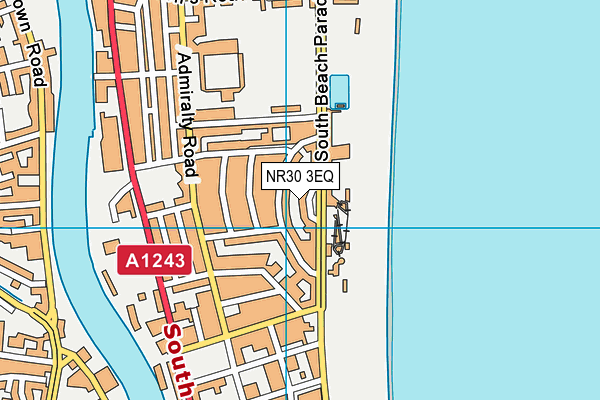 NR30 3EQ map - OS VectorMap District (Ordnance Survey)