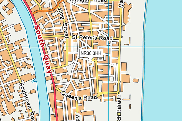 NR30 3HH map - OS VectorMap District (Ordnance Survey)