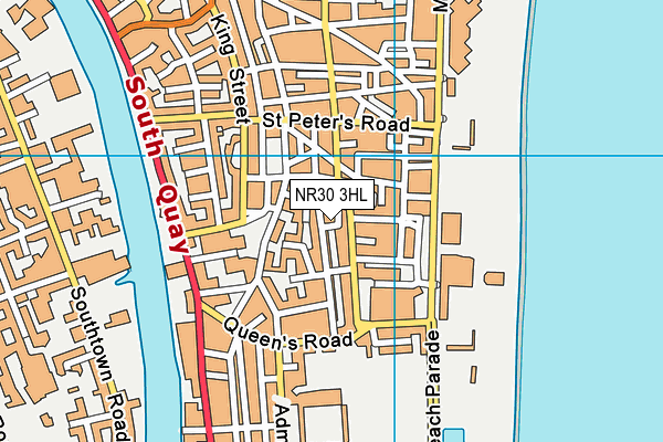 NR30 3HL map - OS VectorMap District (Ordnance Survey)