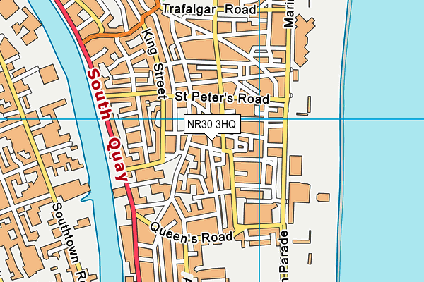 NR30 3HQ map - OS VectorMap District (Ordnance Survey)