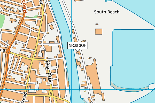 NR30 3QF map - OS VectorMap District (Ordnance Survey)