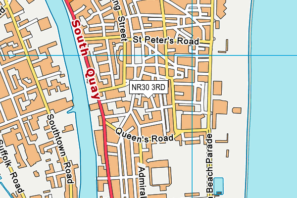 NR30 3RD map - OS VectorMap District (Ordnance Survey)