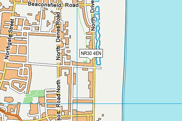 NR30 4EN map - OS VectorMap District (Ordnance Survey)