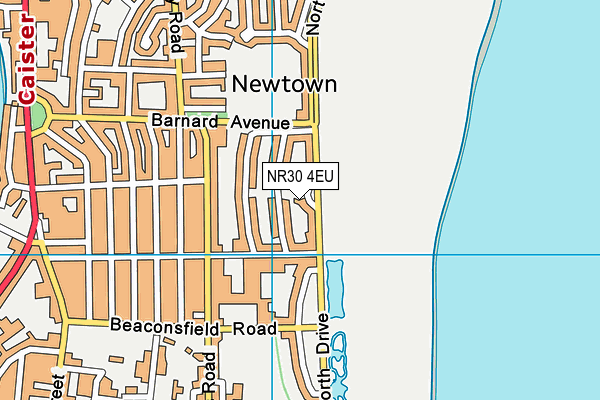 NR30 4EU map - OS VectorMap District (Ordnance Survey)