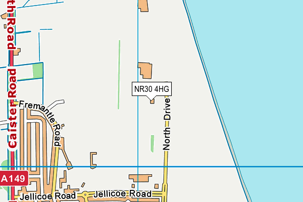 NR30 4HG map - OS VectorMap District (Ordnance Survey)