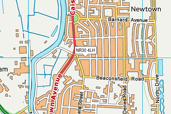 NR30 4LH map - OS VectorMap District (Ordnance Survey)