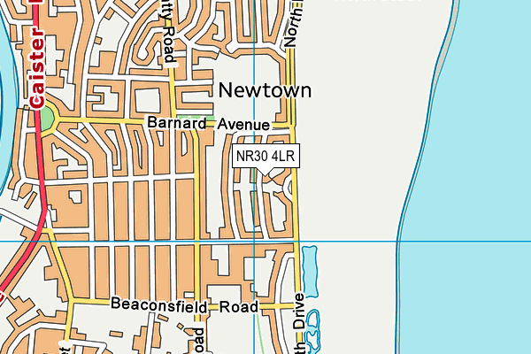 NR30 4LR map - OS VectorMap District (Ordnance Survey)