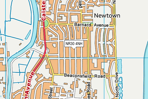 NR30 4NH map - OS VectorMap District (Ordnance Survey)