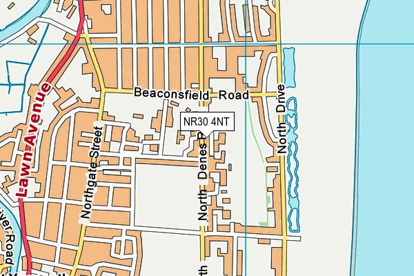 NR30 4NT map - OS VectorMap District (Ordnance Survey)