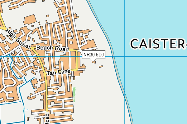 NR30 5DJ map - OS VectorMap District (Ordnance Survey)