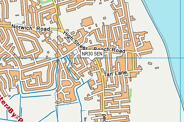 NR30 5EN map - OS VectorMap District (Ordnance Survey)