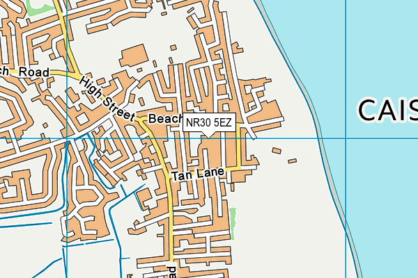 NR30 5EZ map - OS VectorMap District (Ordnance Survey)