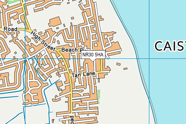 NR30 5HA map - OS VectorMap District (Ordnance Survey)