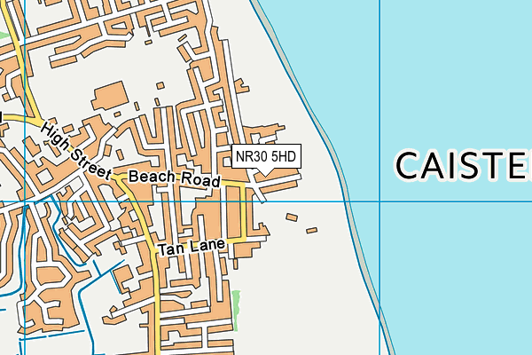 NR30 5HD map - OS VectorMap District (Ordnance Survey)