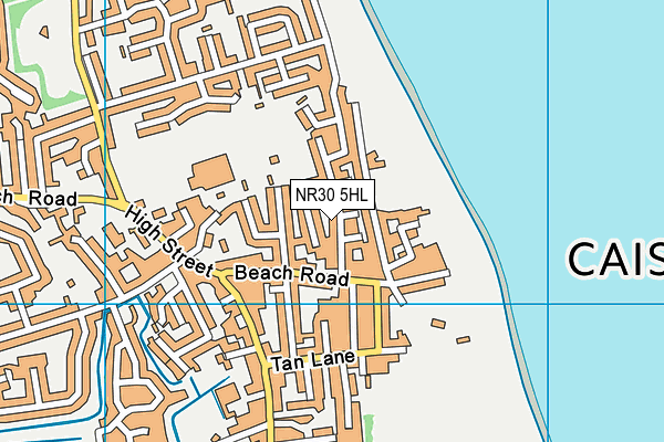 NR30 5HL map - OS VectorMap District (Ordnance Survey)