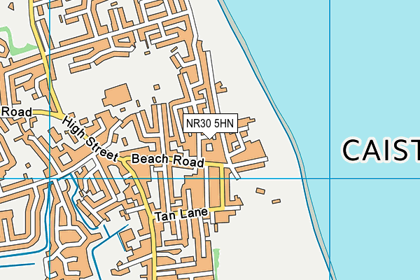 NR30 5HN map - OS VectorMap District (Ordnance Survey)