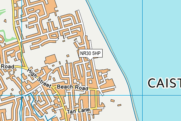 NR30 5HP map - OS VectorMap District (Ordnance Survey)