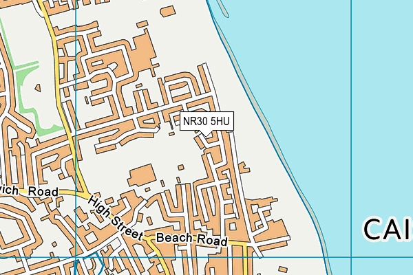 NR30 5HU map - OS VectorMap District (Ordnance Survey)