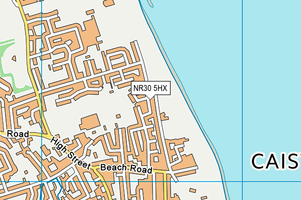 NR30 5HX map - OS VectorMap District (Ordnance Survey)