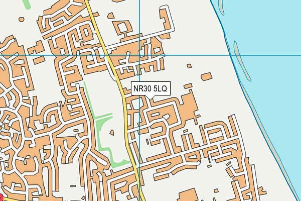 NR30 5LQ map - OS VectorMap District (Ordnance Survey)