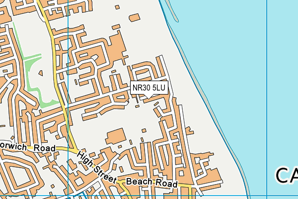 NR30 5LU map - OS VectorMap District (Ordnance Survey)