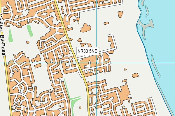 NR30 5NE map - OS VectorMap District (Ordnance Survey)