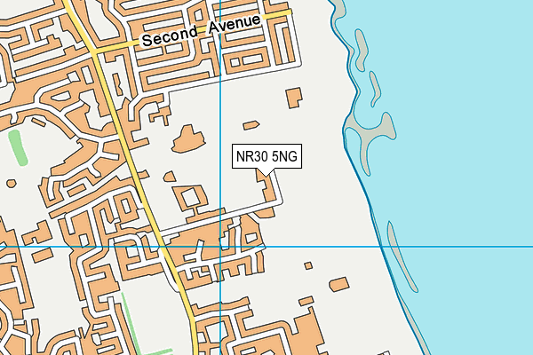 NR30 5NG map - OS VectorMap District (Ordnance Survey)