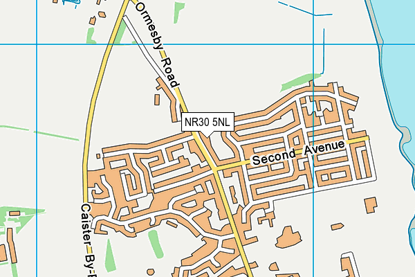 NR30 5NL map - OS VectorMap District (Ordnance Survey)