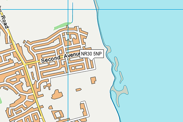 NR30 5NP map - OS VectorMap District (Ordnance Survey)