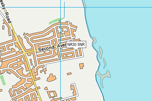 NR30 5NR map - OS VectorMap District (Ordnance Survey)