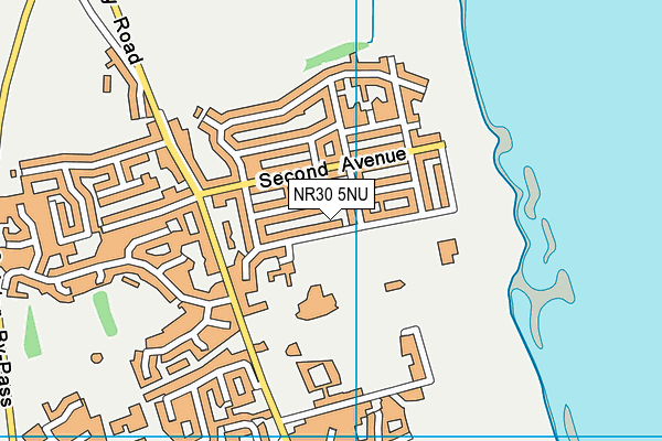 NR30 5NU map - OS VectorMap District (Ordnance Survey)