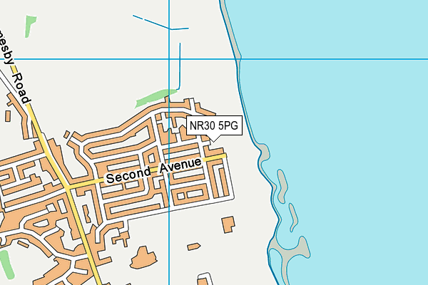 NR30 5PG map - OS VectorMap District (Ordnance Survey)