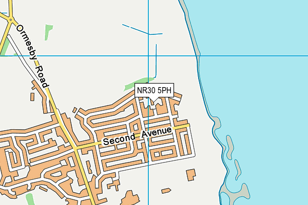 NR30 5PH map - OS VectorMap District (Ordnance Survey)