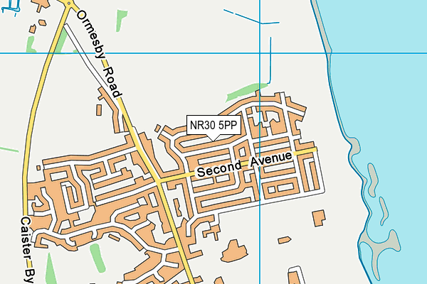 NR30 5PP map - OS VectorMap District (Ordnance Survey)