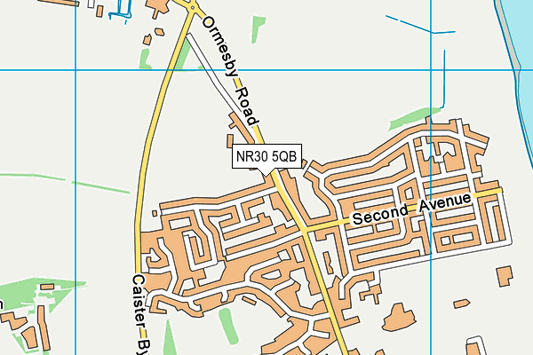 NR30 5QB map - OS VectorMap District (Ordnance Survey)